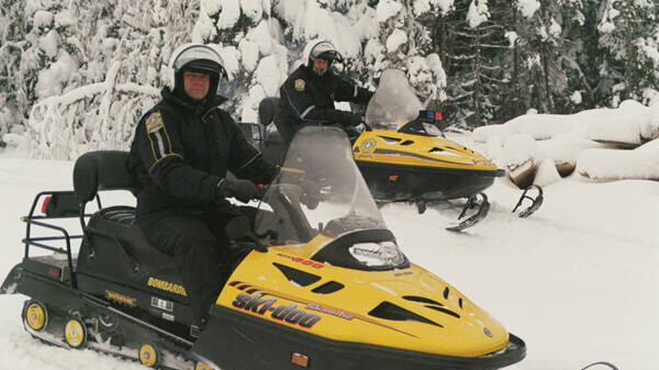 motoneige skidoo surete du quebec police