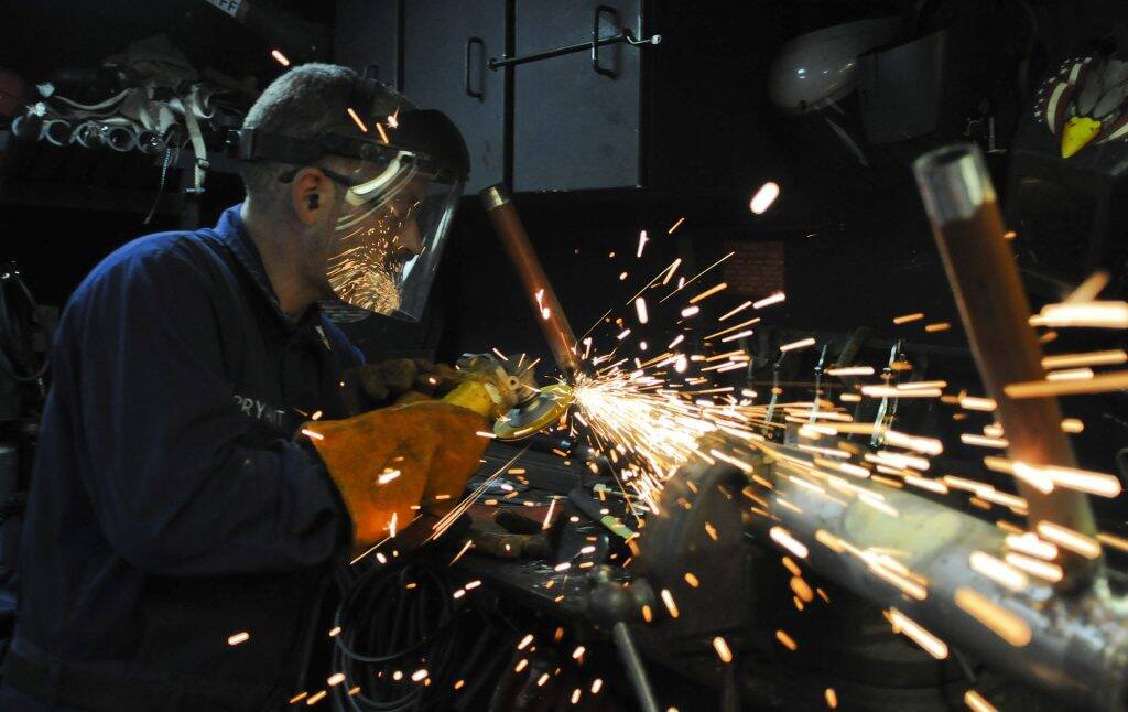 Construction soudure travailleurs