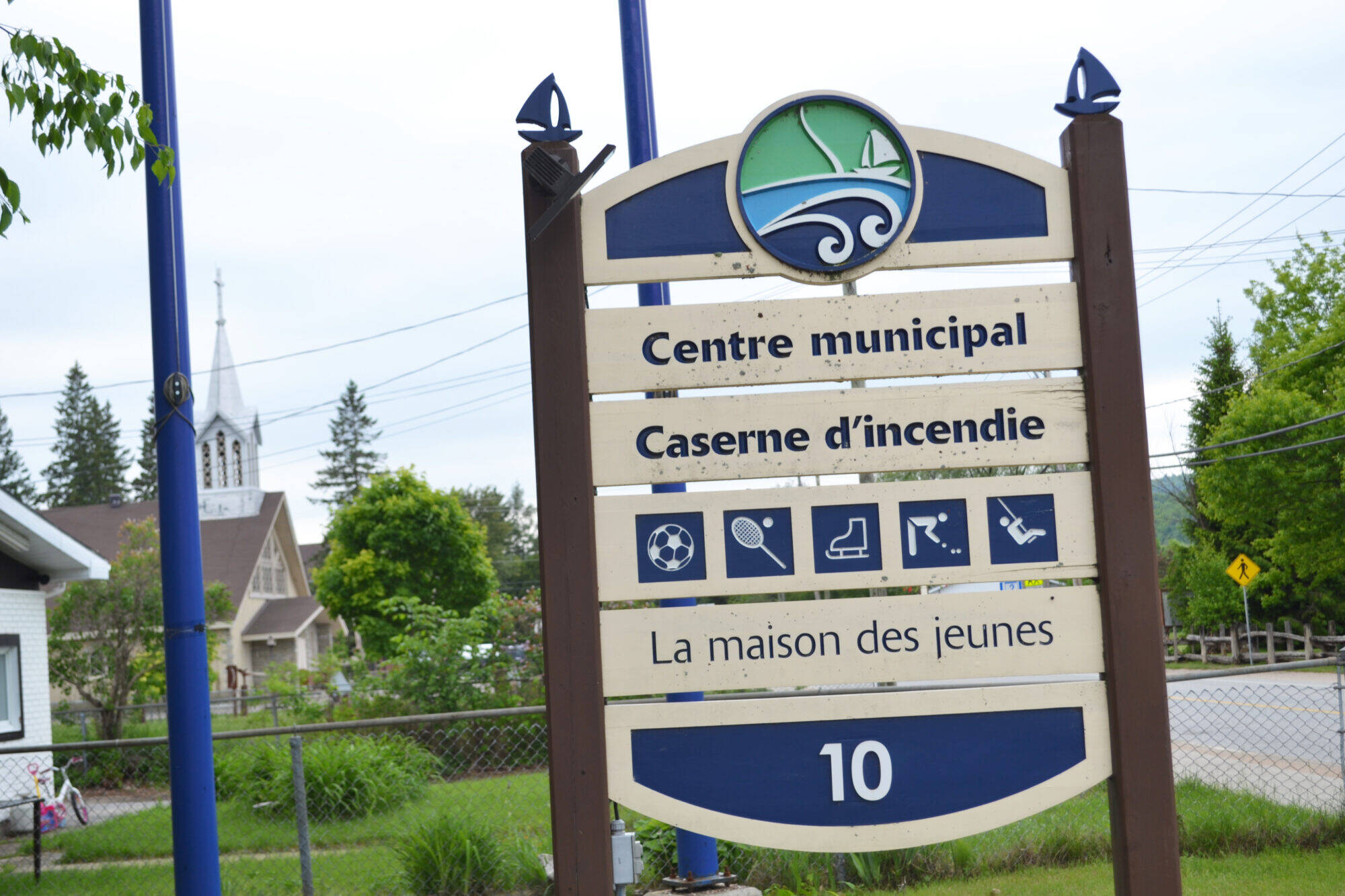 Affiche centre municipal - Blue Sea