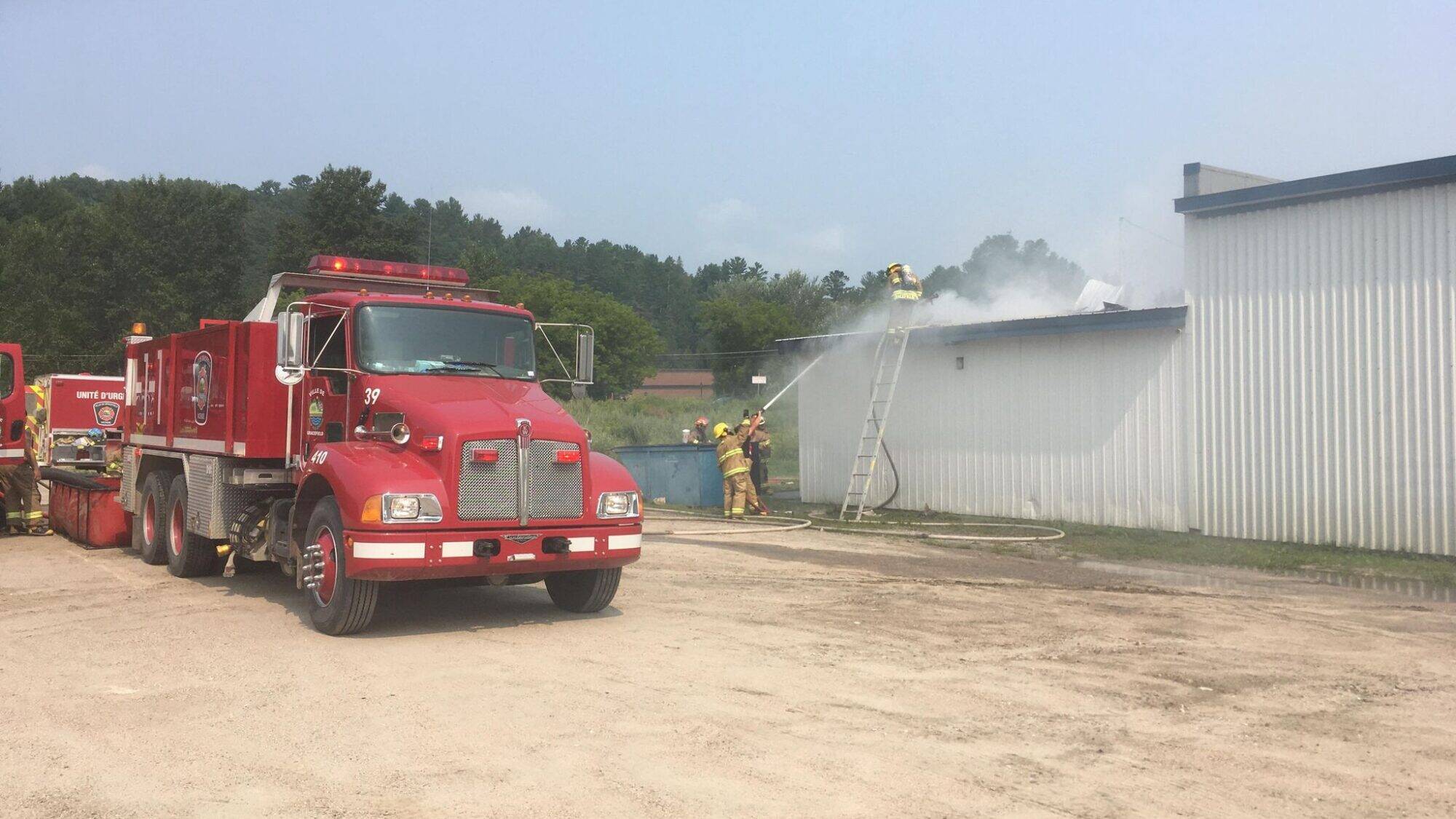 Feu Gracefield 19 juillet 2021