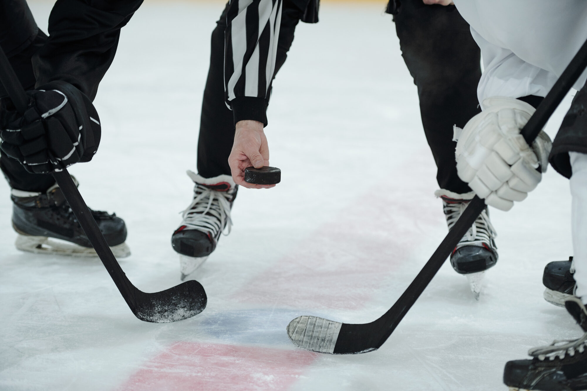 Hockey Arbitre mise au jeu