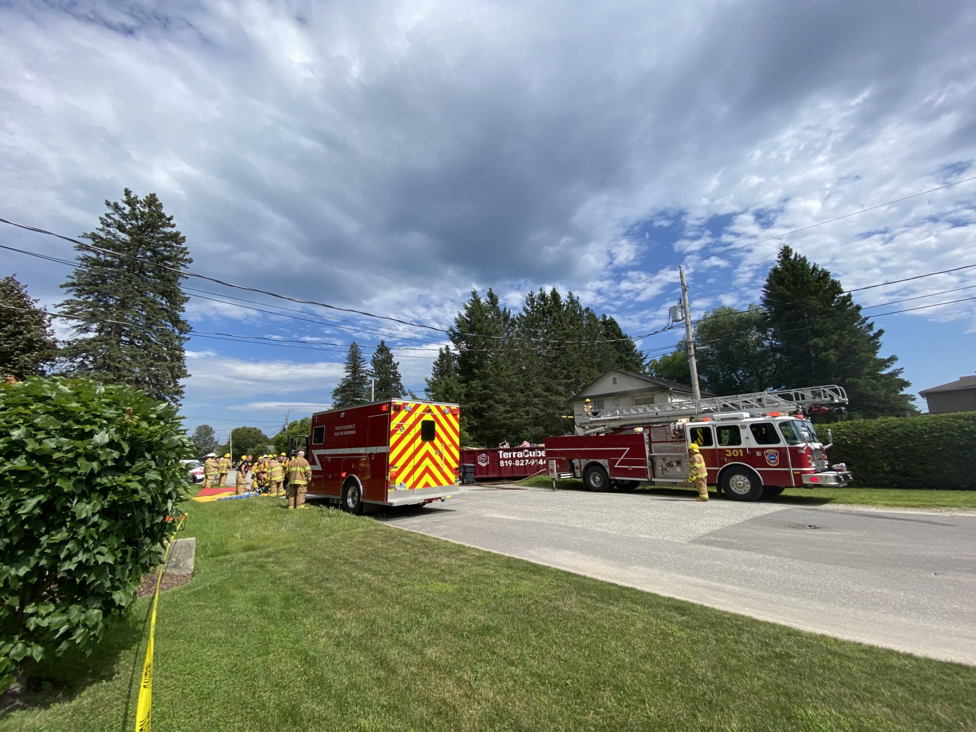 Incendie rue de la Montagne