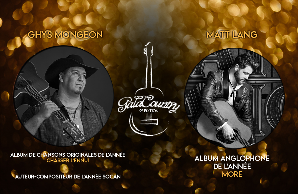 Gagnants Gala country 2022