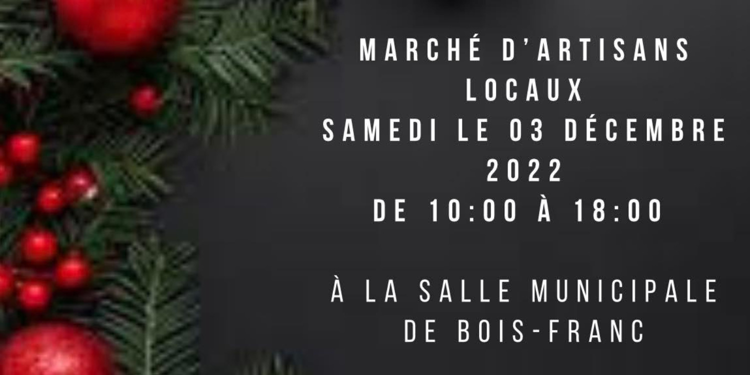 Marché Noël Bois-Franc
