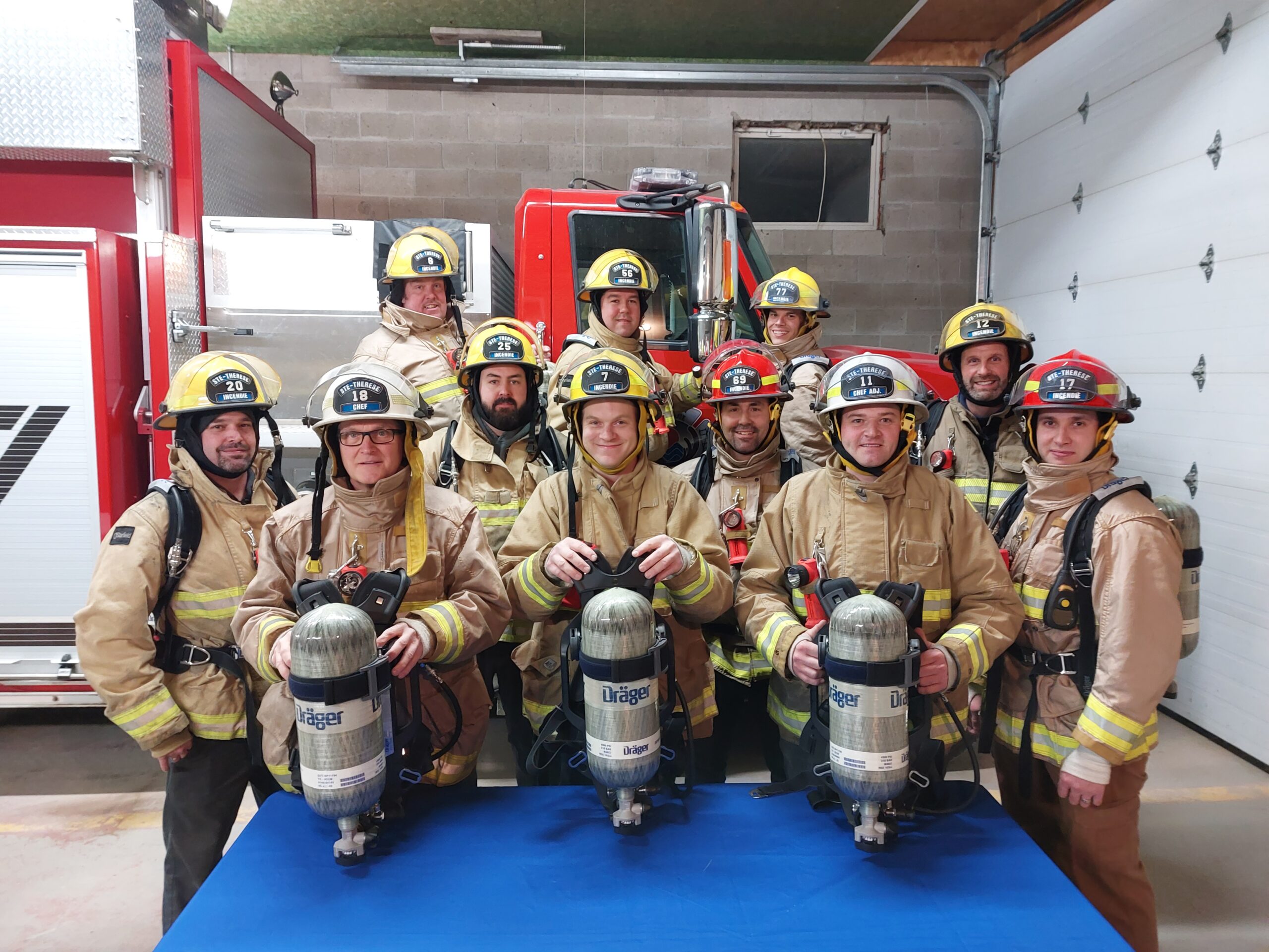 Les pompiers de SainteThérèsedelaGatineau ont reçu leur nouveau