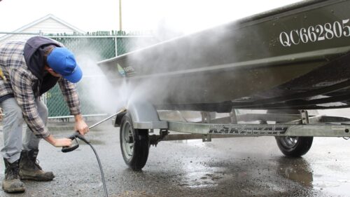 lavage de bateau