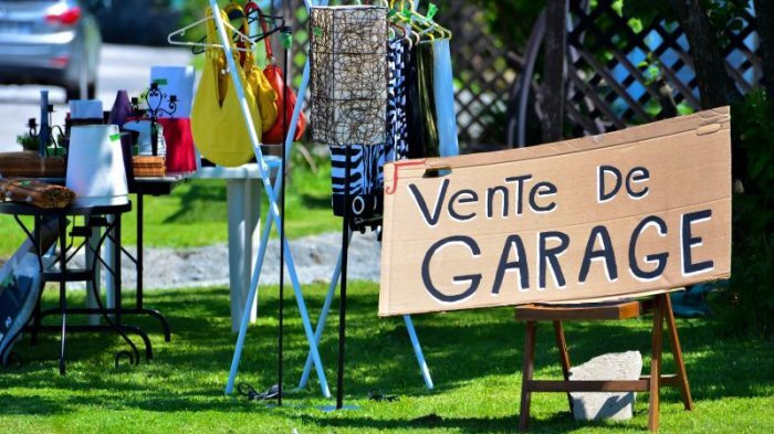 Vente de garage