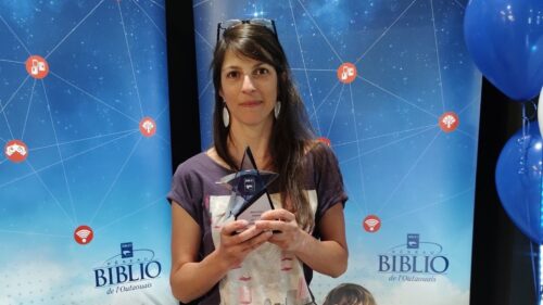 Evelyne Brideau Prix Biblio Aumond Juin 2024