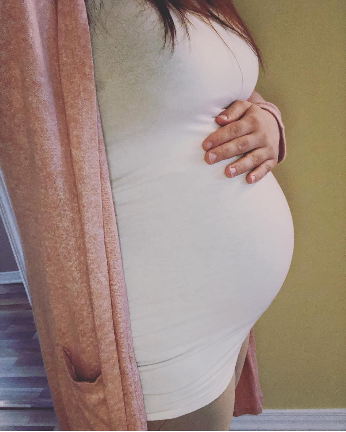 Jessica Lamoureux bédaine enceinte