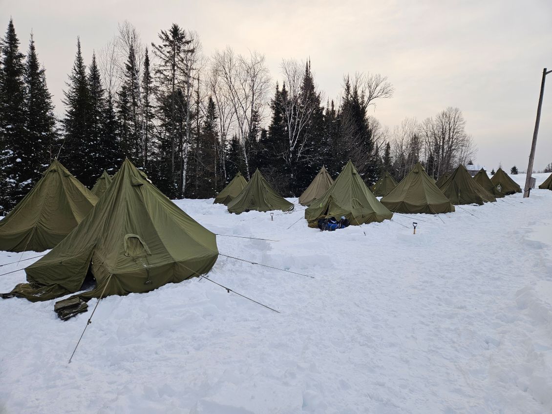 Exercice hivernal régional des Cadets de l'armée de l'Outaouais
