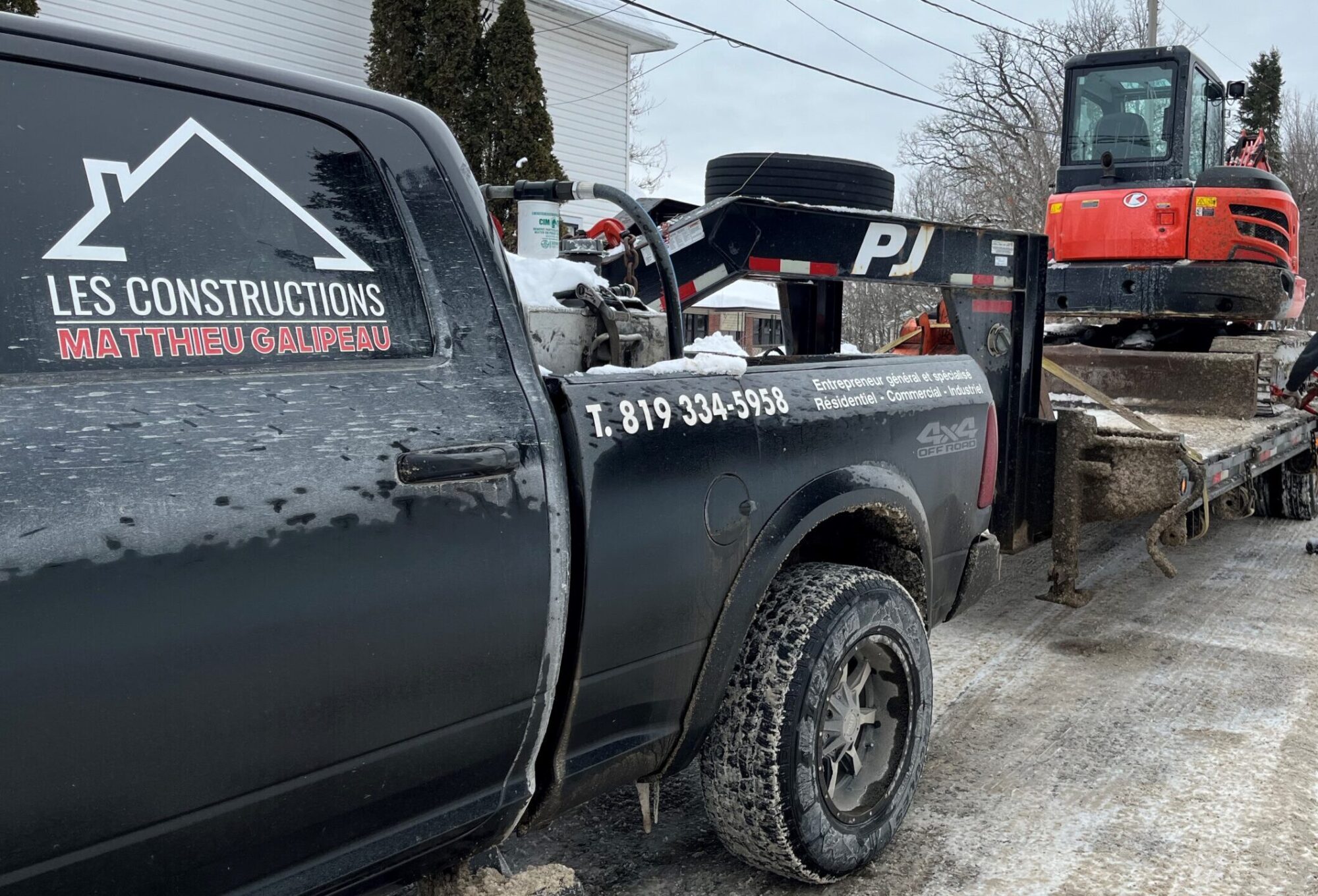 Bris d'aqueduc Maniwaki mars 2025