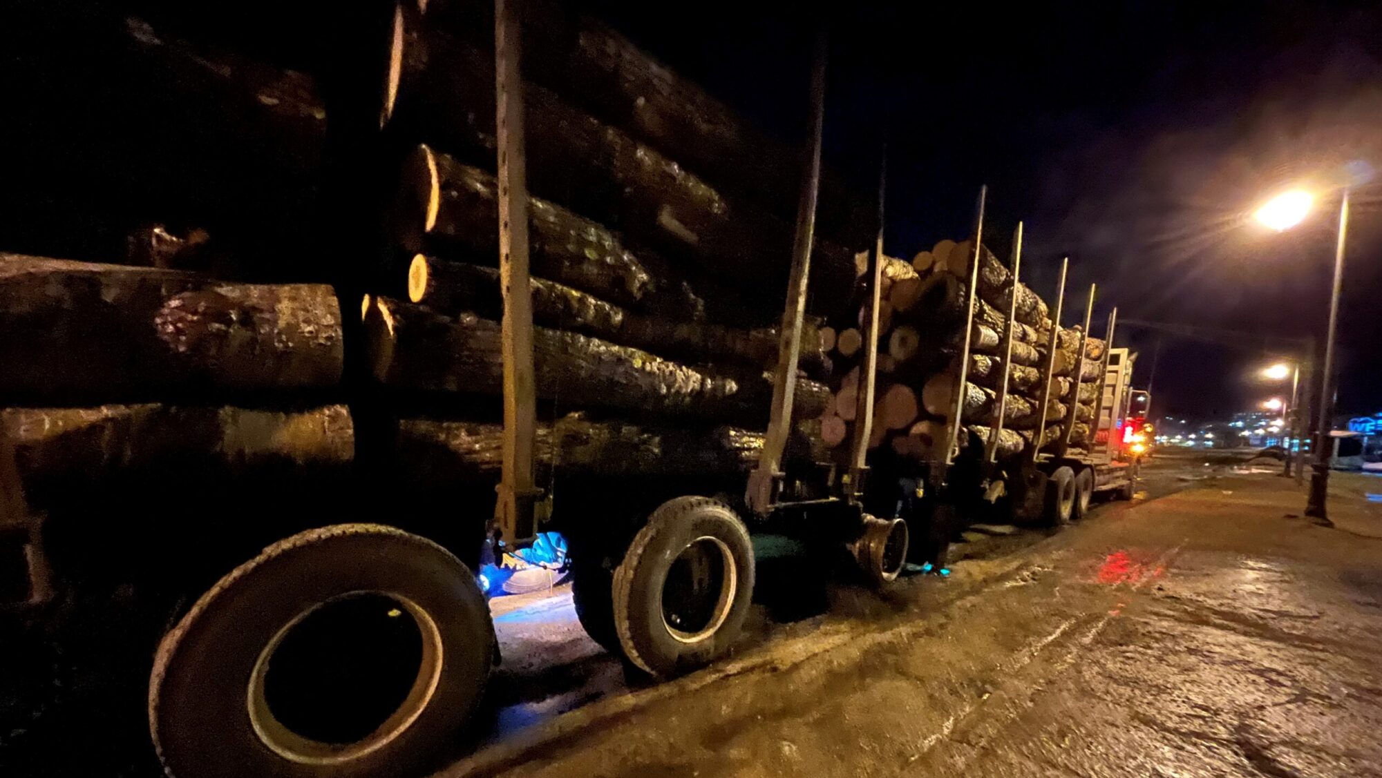 Véhicule transport bois Maniwaki bris soudure