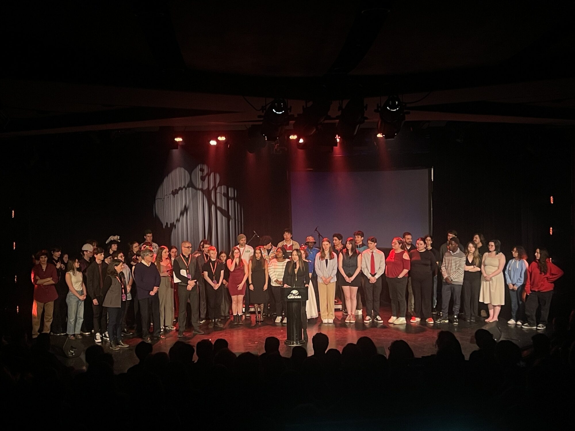 Finales régionales Secondaire en spectacle crédit Loisir sport Outaouais