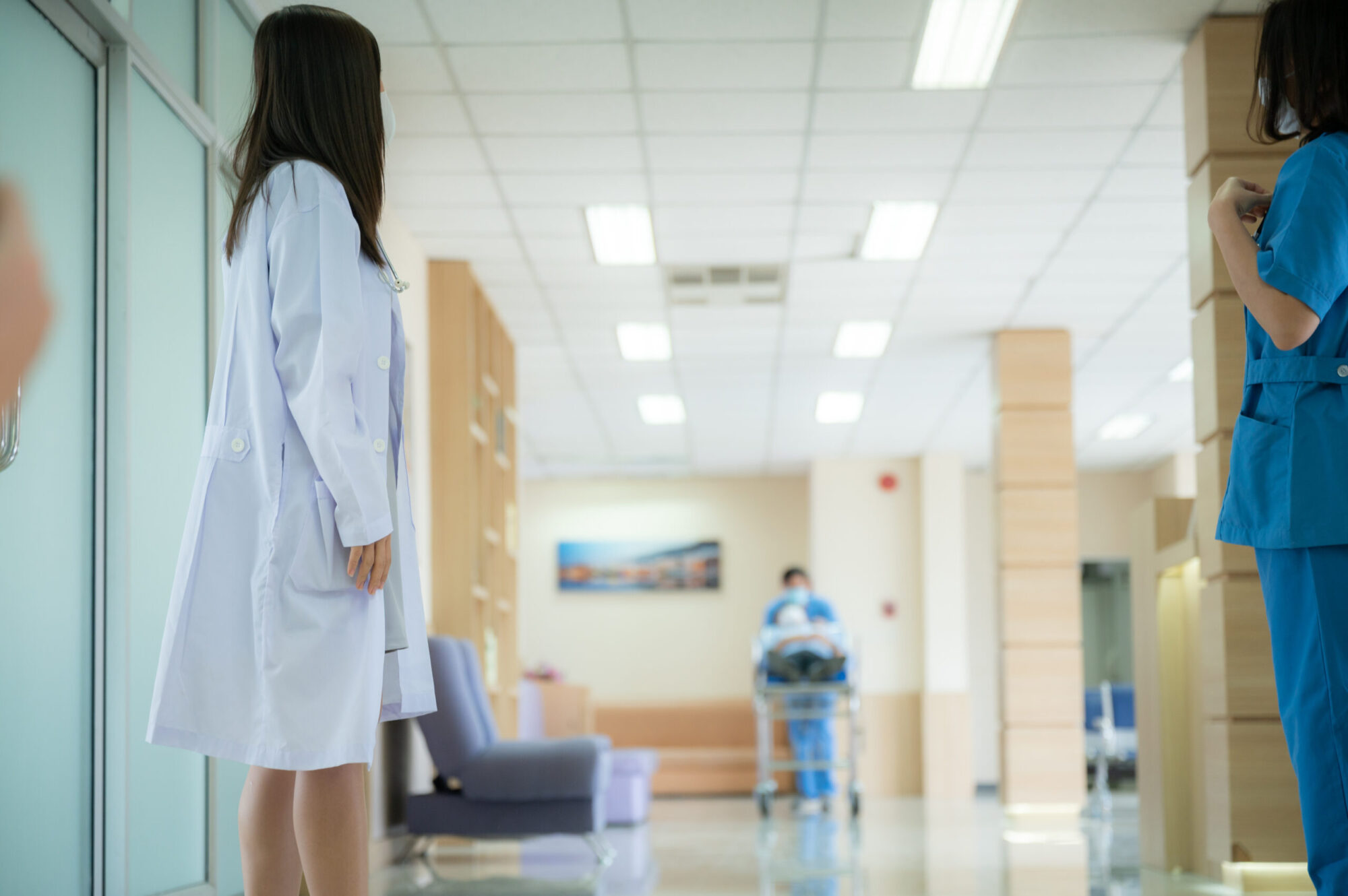 emergency patient, professional doctor working for help at hospital clinic health care