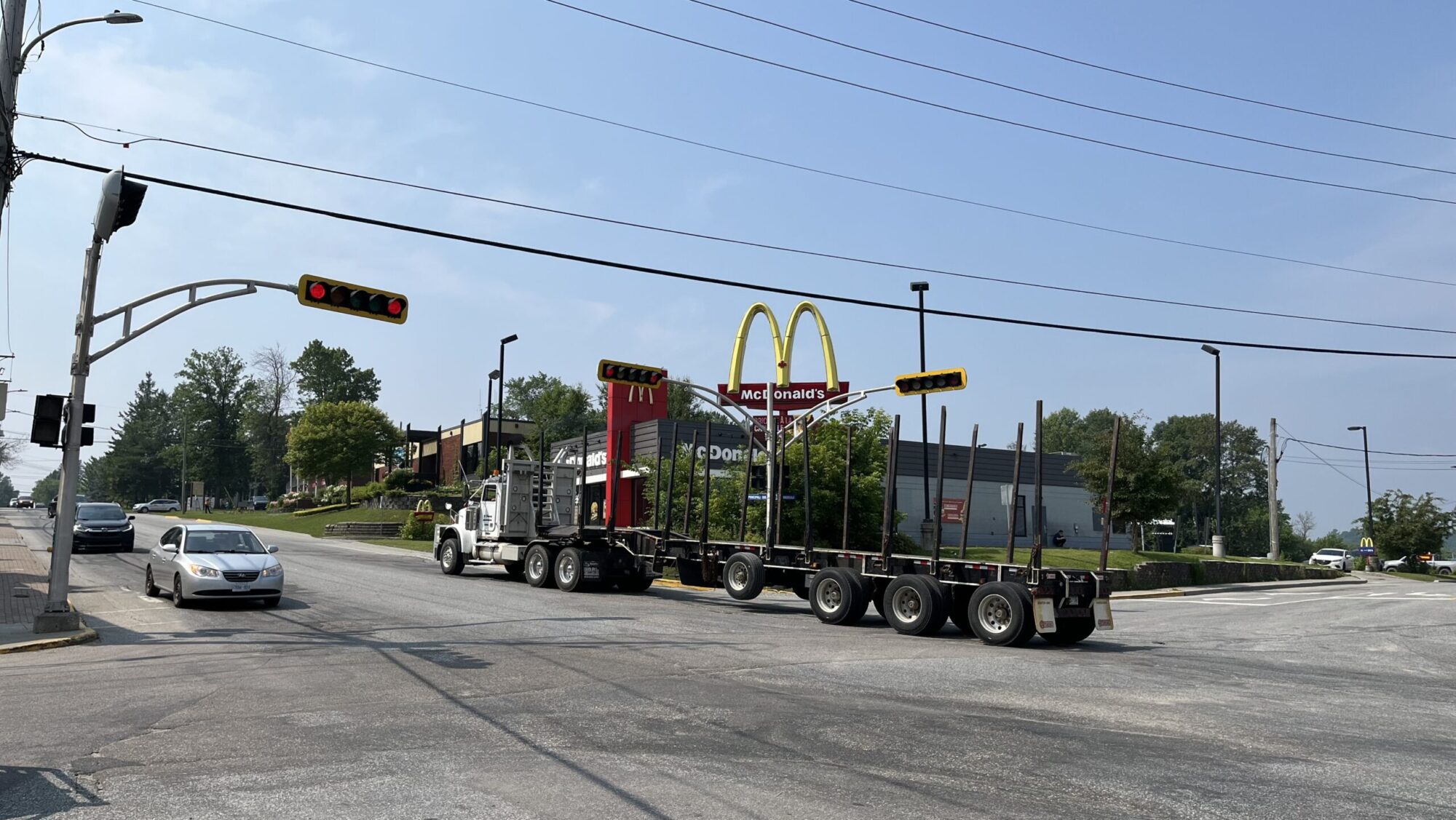 Feux circulation panne Maniwaki juillet 2025 crédit CHGA FM Simon Dominé