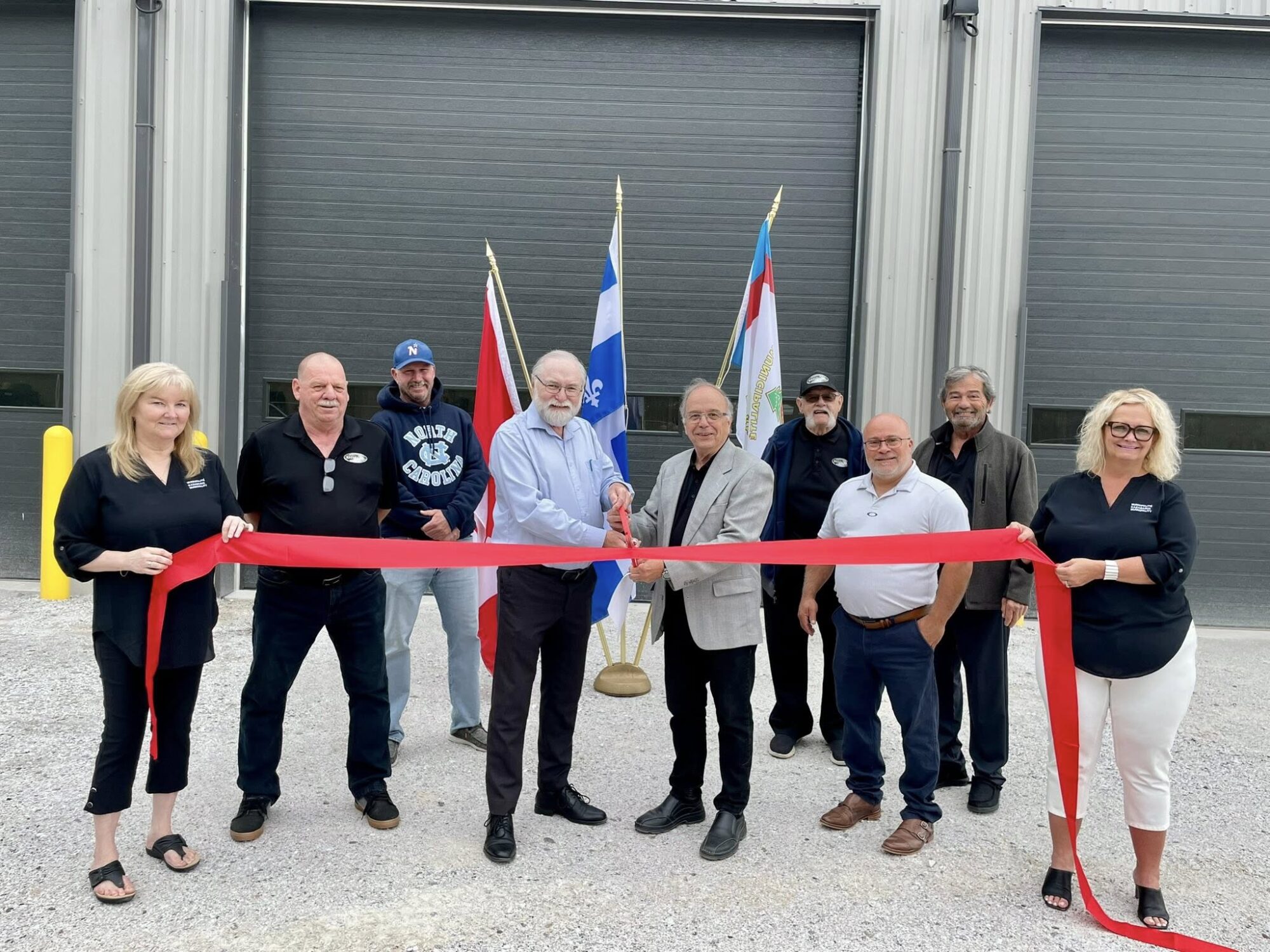 Inauguration garage municipal Kazabazua août 2025