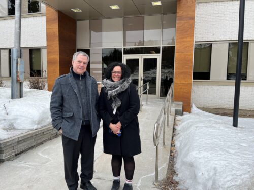 Margot Boucaut & Louis-André Hubert Palais de justice de Maniwaki mars 2026
