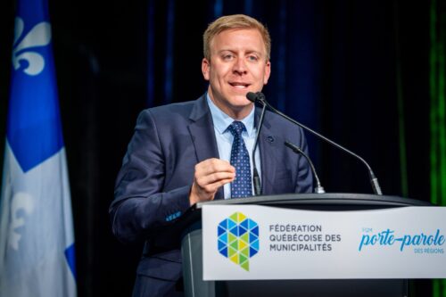 Mathieu Levesque Fédération québécoise des municipalités ministre des Régions avril 2026