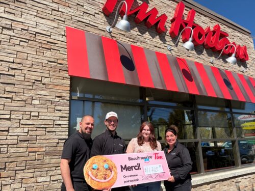 Campagne Biscuits Sourire Tim Hortons Maniwaki