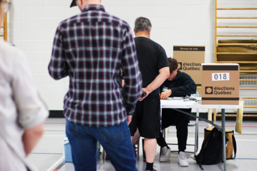 Bureau de vote crédit Élections Québec