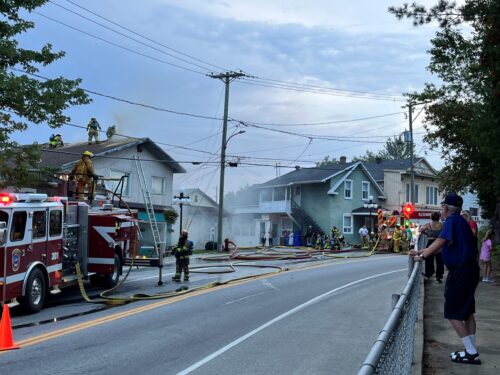 Incendie rue Notre-Dame Maniwaki août 2026