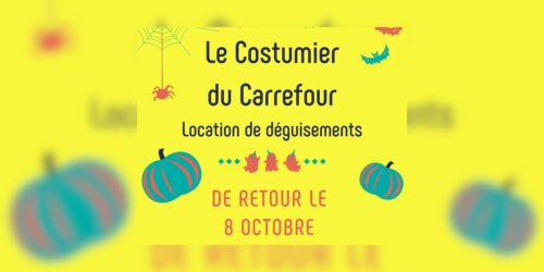 Affiche du retour du costumier du carrefour