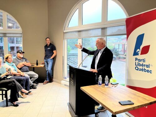Lancement de campagne David Logue Maniwaki circonscription de Gatineau PLQ - septembre 2026