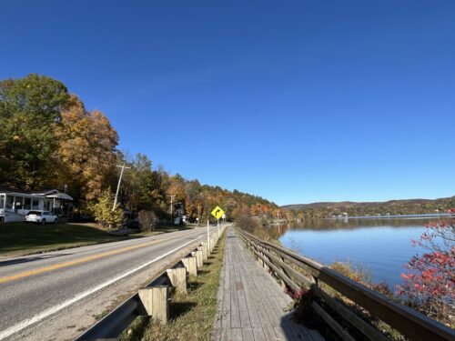 Portion de la piétonnière de la municipalité de Lac-Sainte-Marie, octobre 2026.