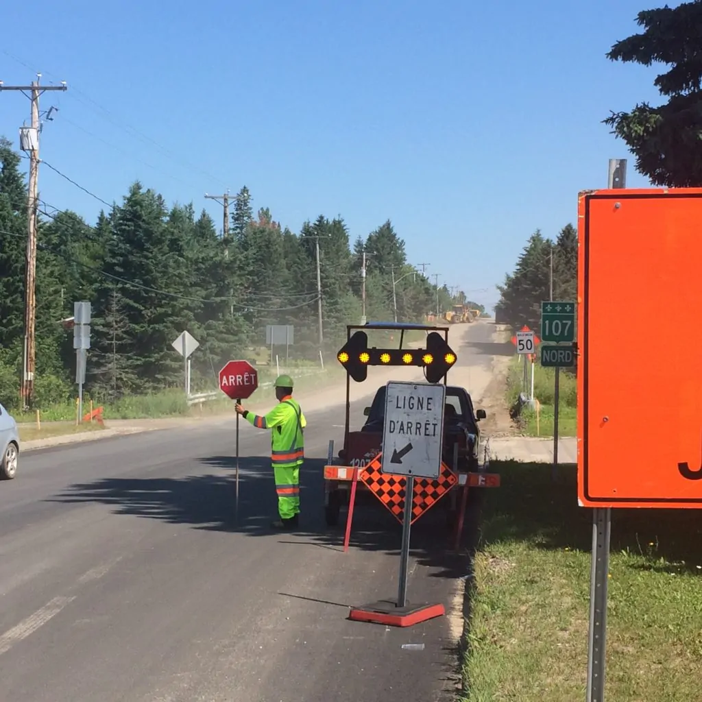 Travaux routiers Déléage