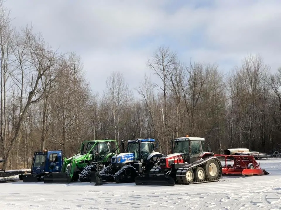 Tracteurs déneigeuse