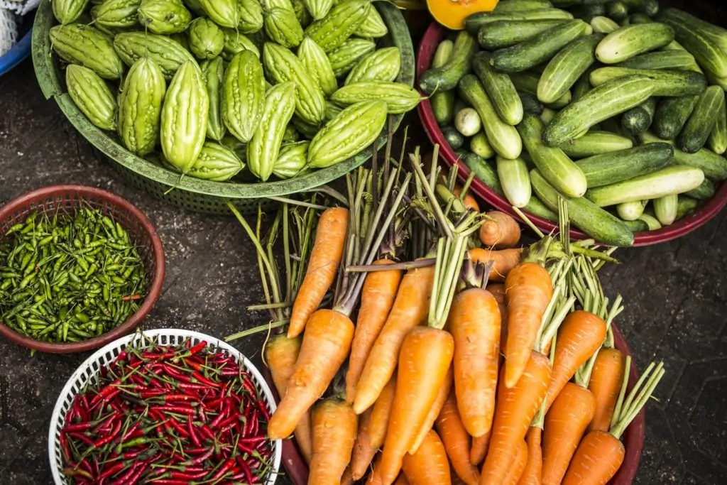 Légumes panier repas Marché