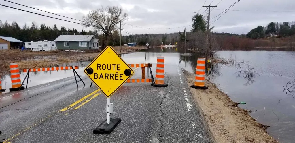 Route barree
