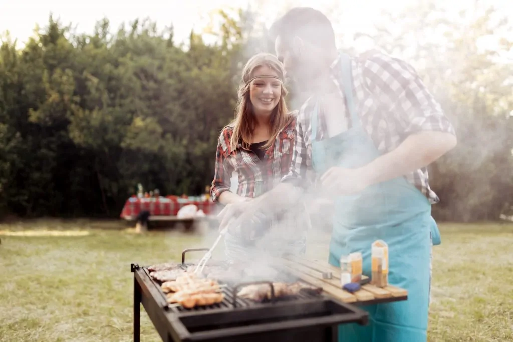 Barbecue camping