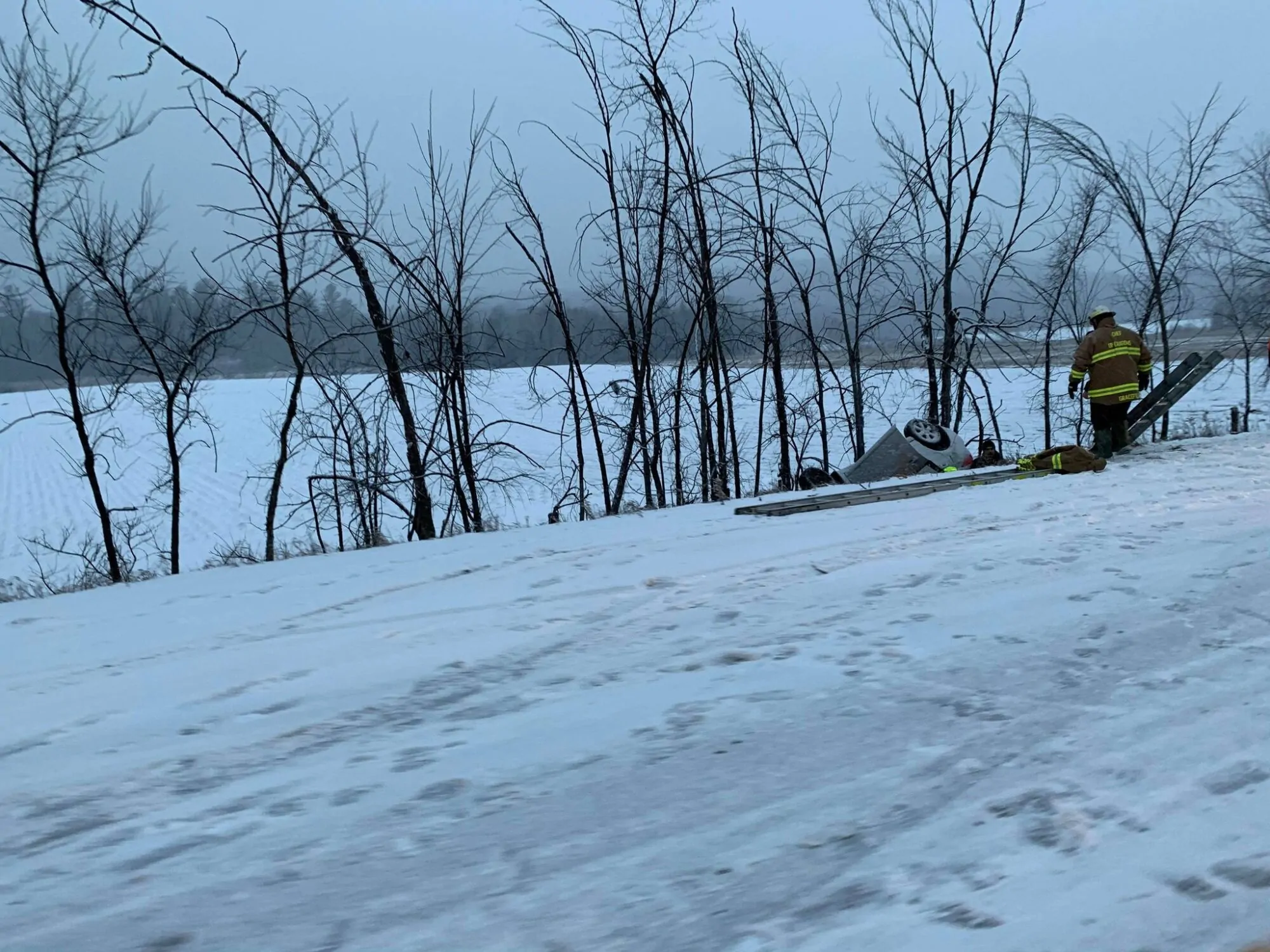 Accident route 105 - Gracefield et Point Comfort