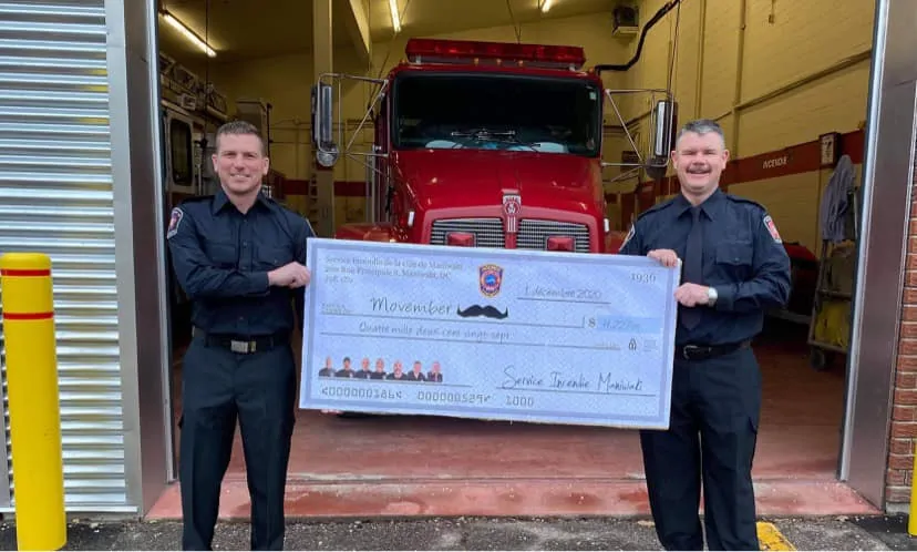 Movember 2020 Pompiers Maniwaki