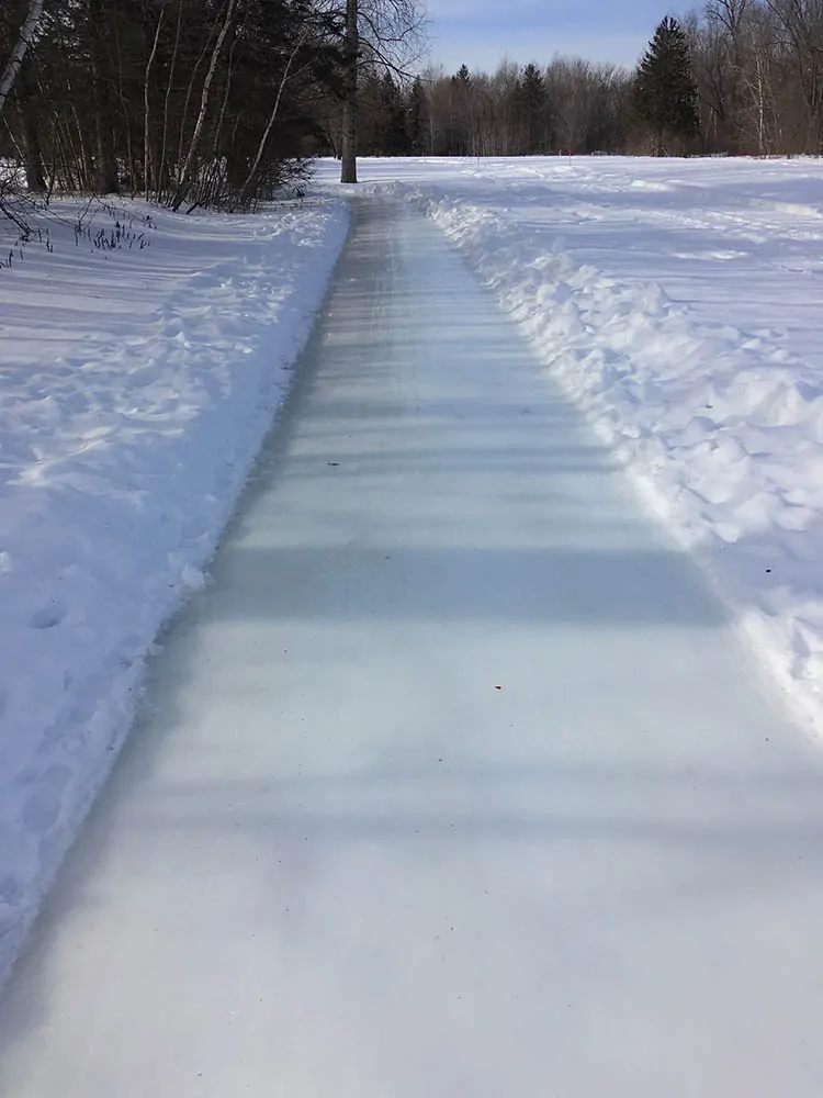 sentier de glace maniwaki