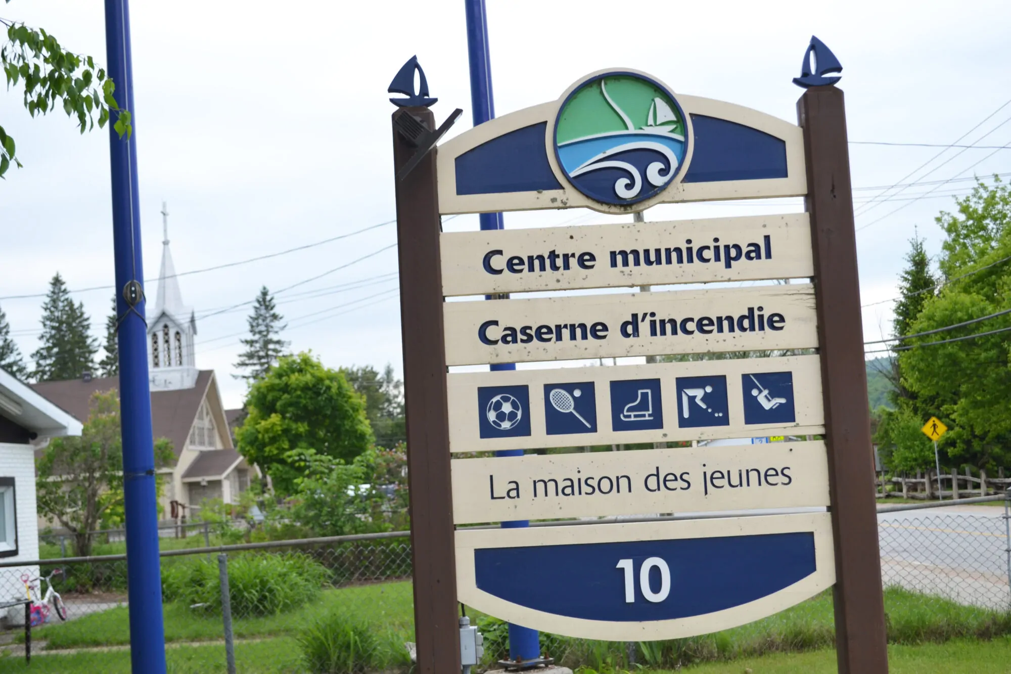 Affiche centre municipal - Blue Sea Affiche centre municipal - Blue Sea