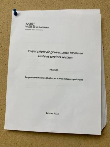 Gouvernance en santé MRC Vallée-de-la-Gatineau
