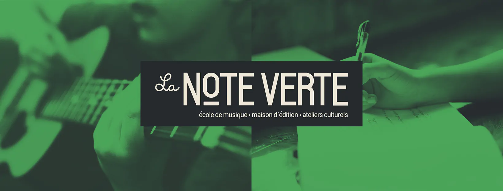 La note verte bannière