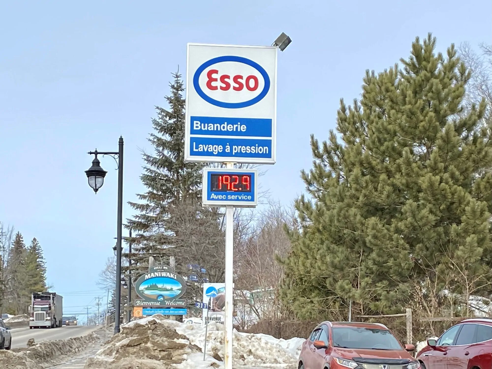 Prix de l'essence - 15 mars 2022