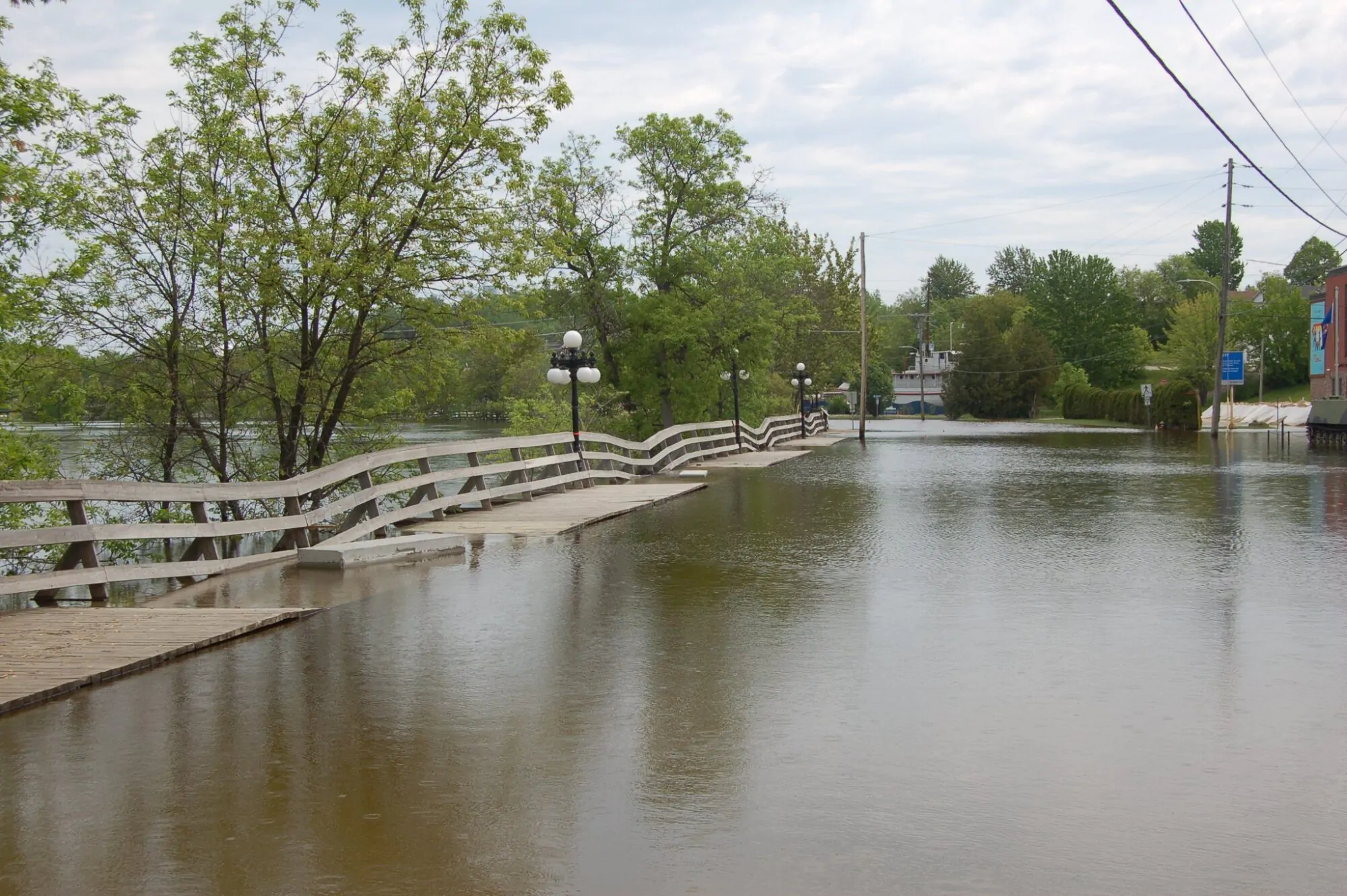 Rue des Oblats inondations 2022