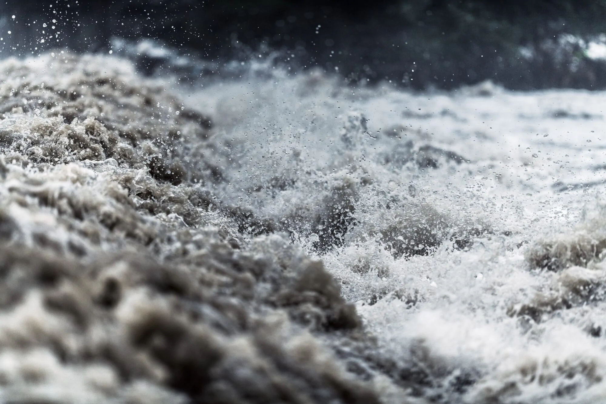 Crue des eaux inondation