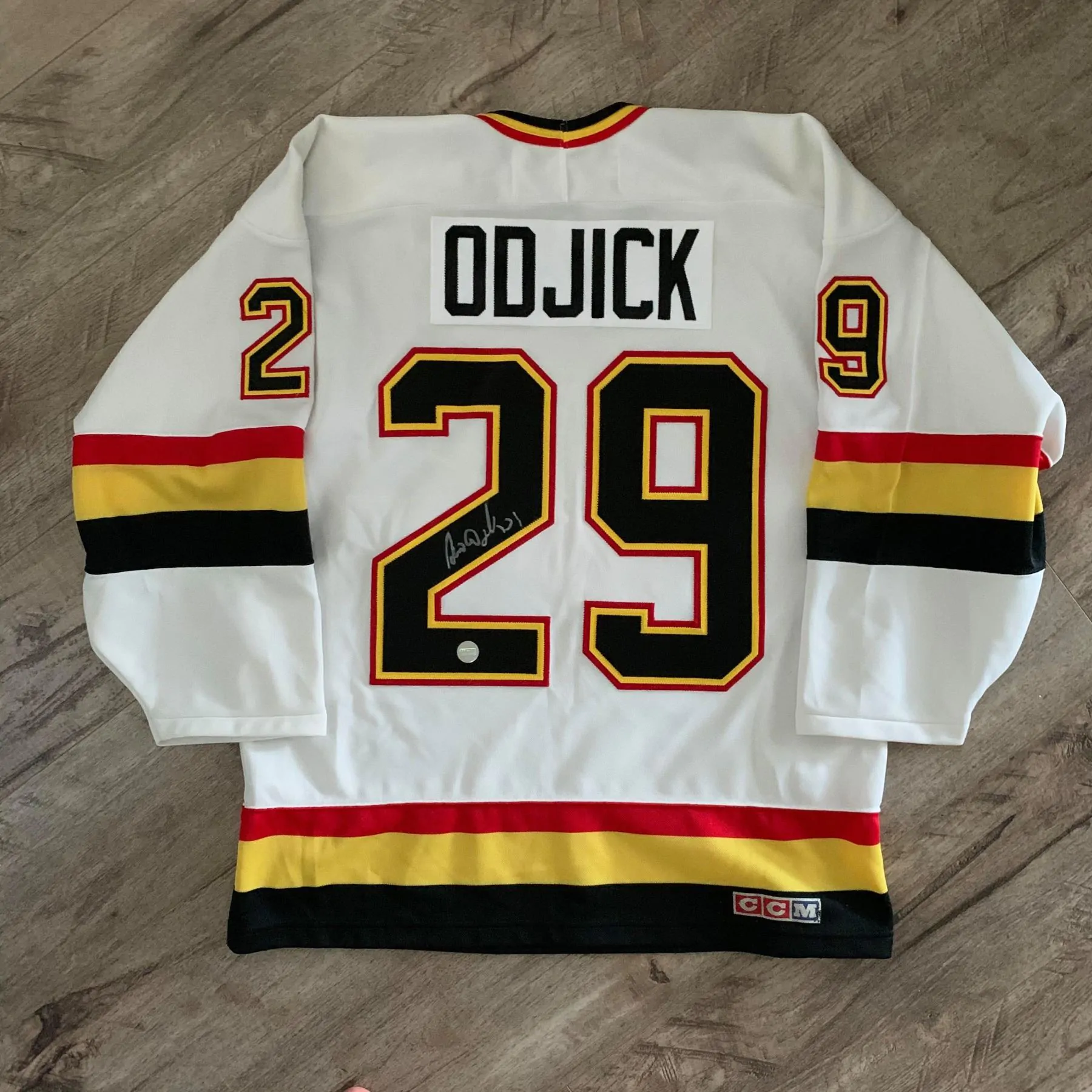 Chandail Gino Odjick Canucks Vancouver
