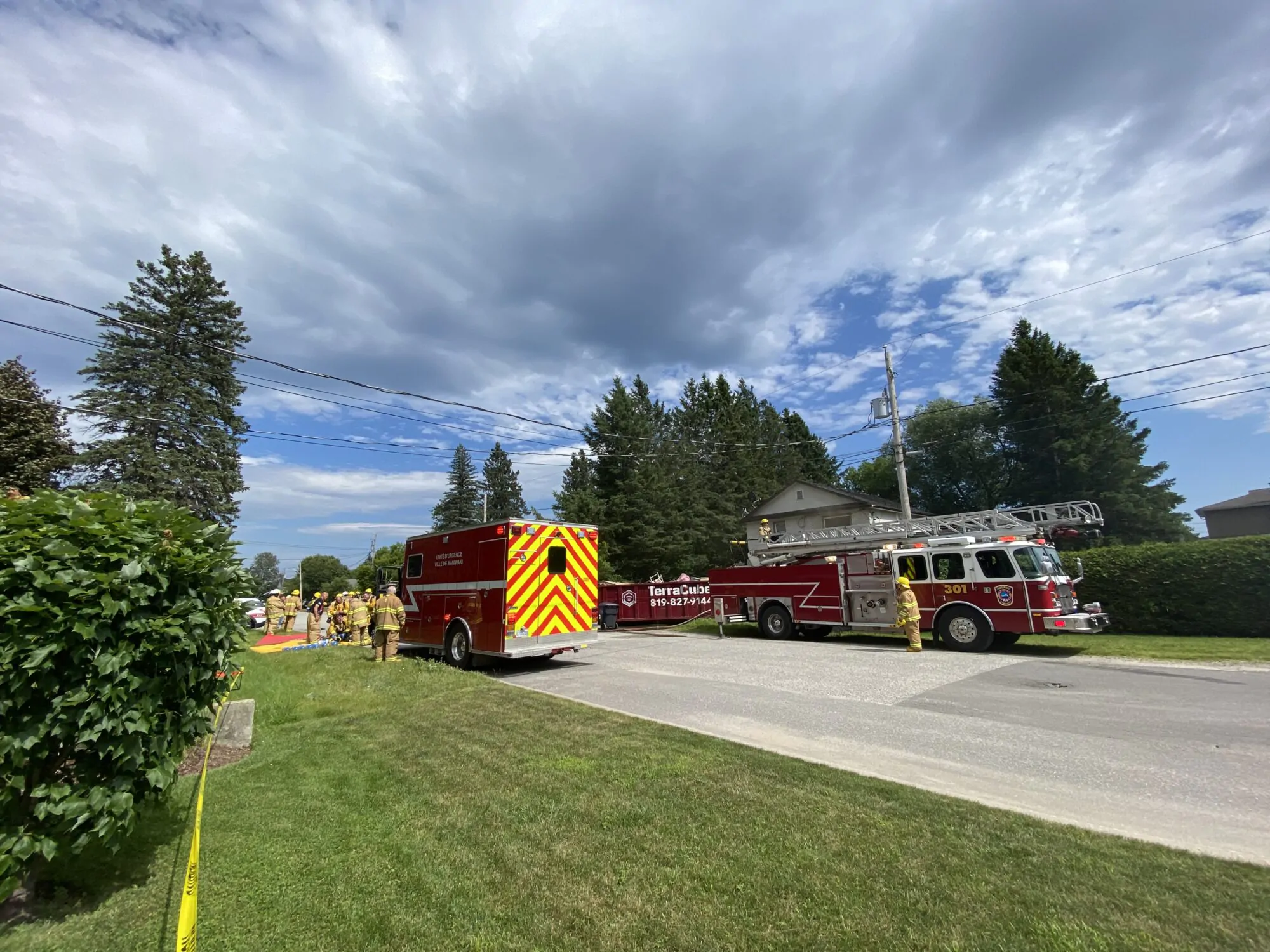 Incendie rue de la Montagne