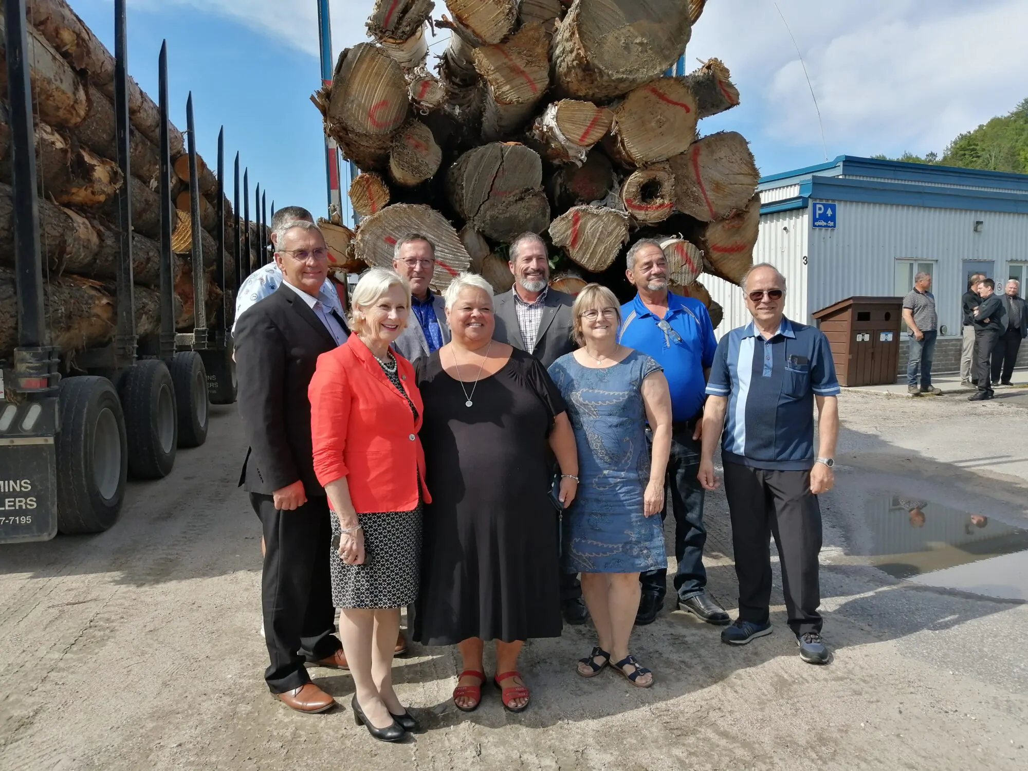 Photo Élus Conférence Forêt 13 juillet 2022