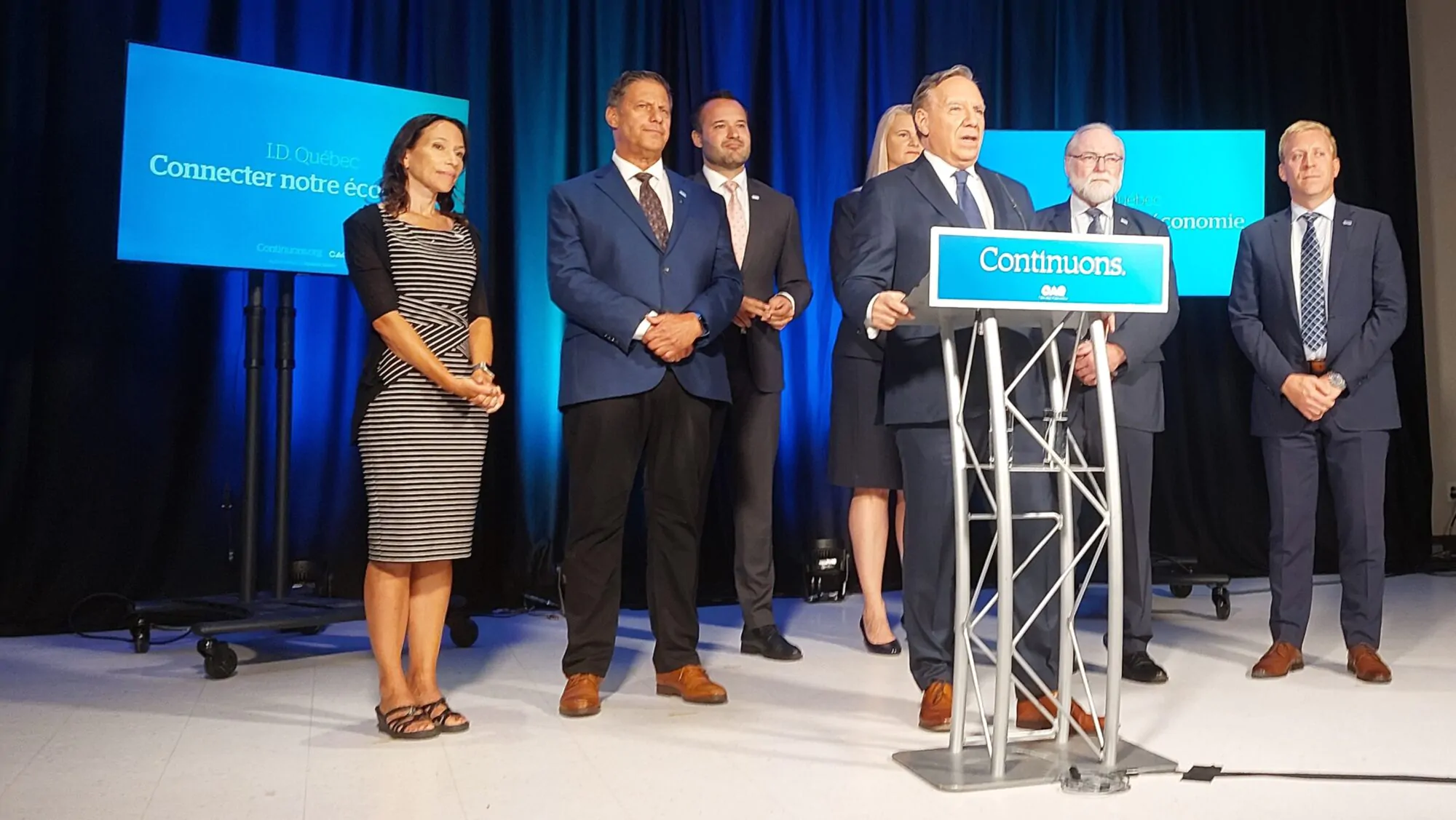 François Legault_pointe de presse_La Peche_5 septembre 2022