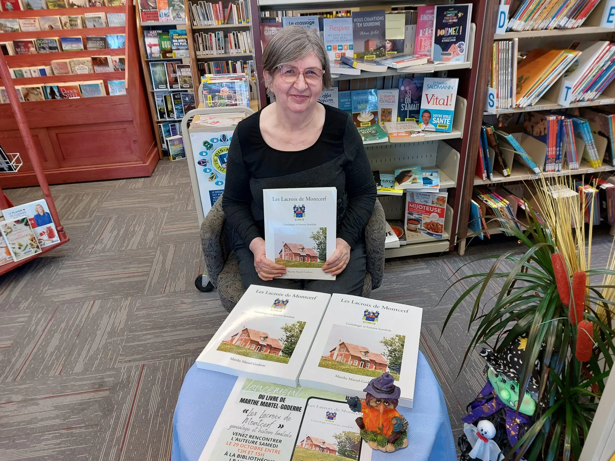 2022 Marthe Martel-Goderre lancement livre Lacroix