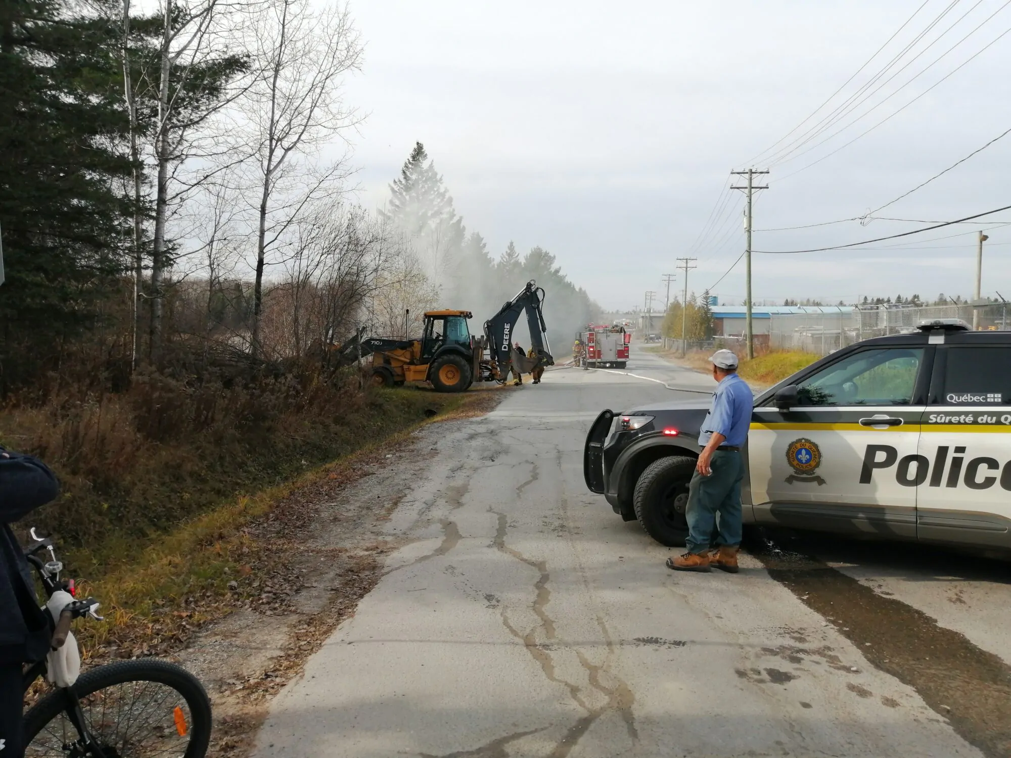 Feu chemin Montcerf 5 nov 2022