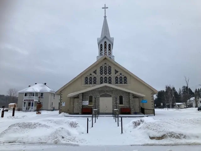 Église Blue Sea Hiver