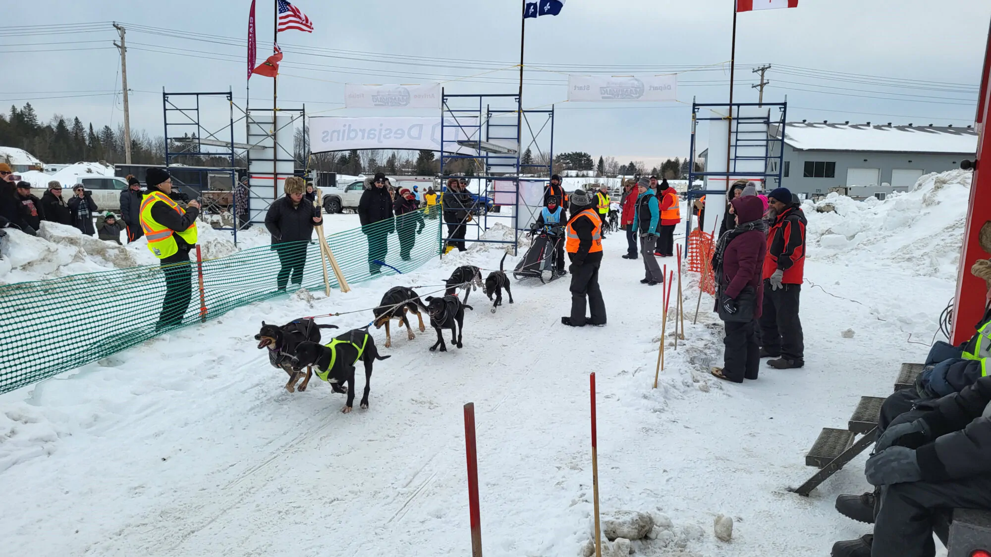 Course internationale de chiens de trainneaux de Maniwaki 2023